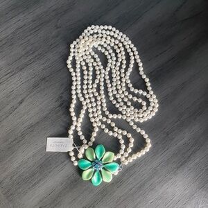 NWT, Talbots Pearl Necklace